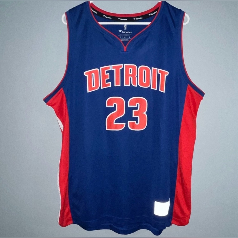 Blake Griffin Detroit Pistons Blue Icon Edition NBA Throwback Basketball Jersey
